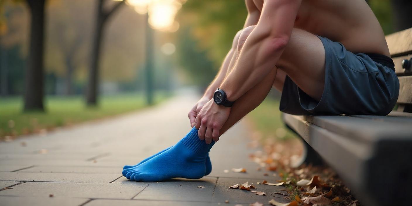 récupération entorse cheville course